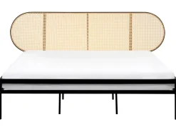 Seng PE-rattan BOULIN 180 x 200 cm Sort