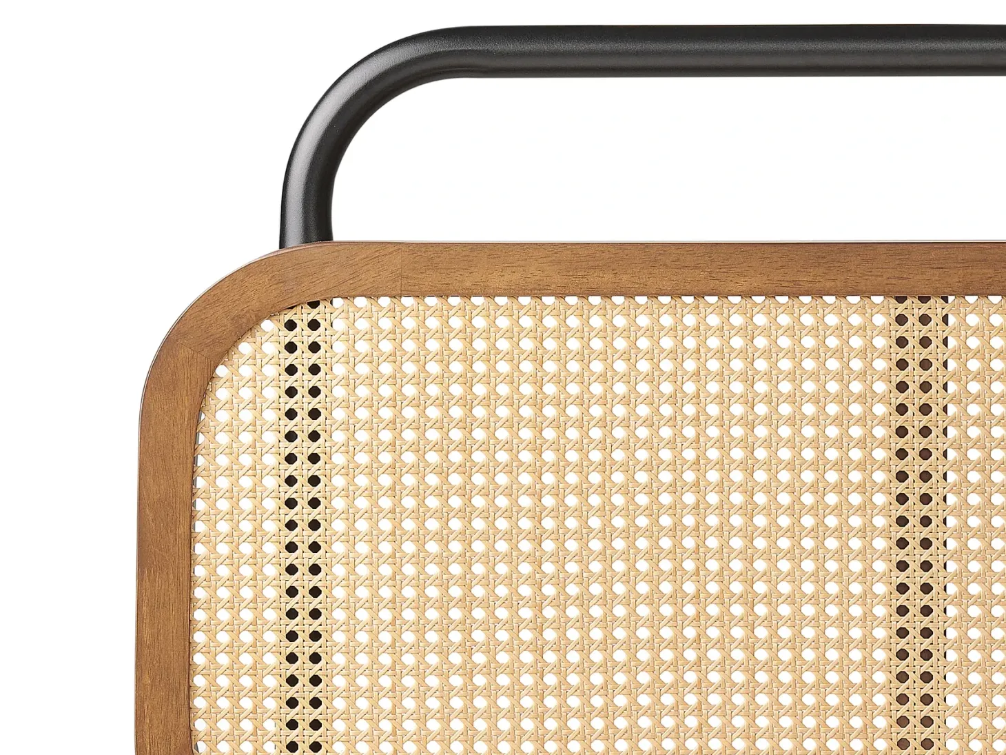 Seng Rattan BOUSSICOURT 180 x 200 cm Mørkebrun