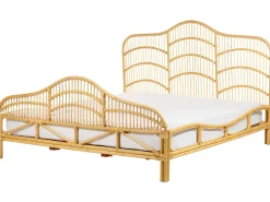 Seng Rattan DOMEYROT 180 x 200 cm Lysebrun