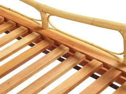 Seng Rattan DOMEYROT 180 x 200 cm Lysebrun