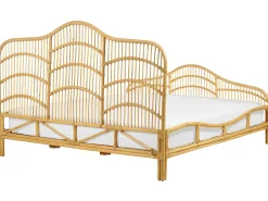 Seng Rattan DOMEYROT 180 x 200 cm Lysebrun