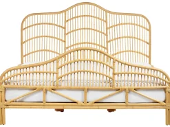Seng Rattan DOMEYROT 180 x 200 cm Lysebrun