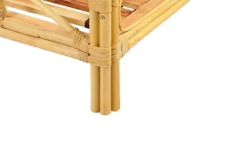 Seng Rattan DOMEYROT 180 x 200 cm Lysebrun
