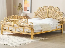 Seng Rattan FLORENTINE 180 x 200 cm Lysebrun