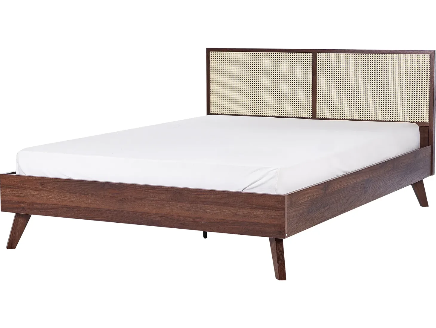 Seng Rattan MONPAZIER 160 x 200 cm Mørkebrun