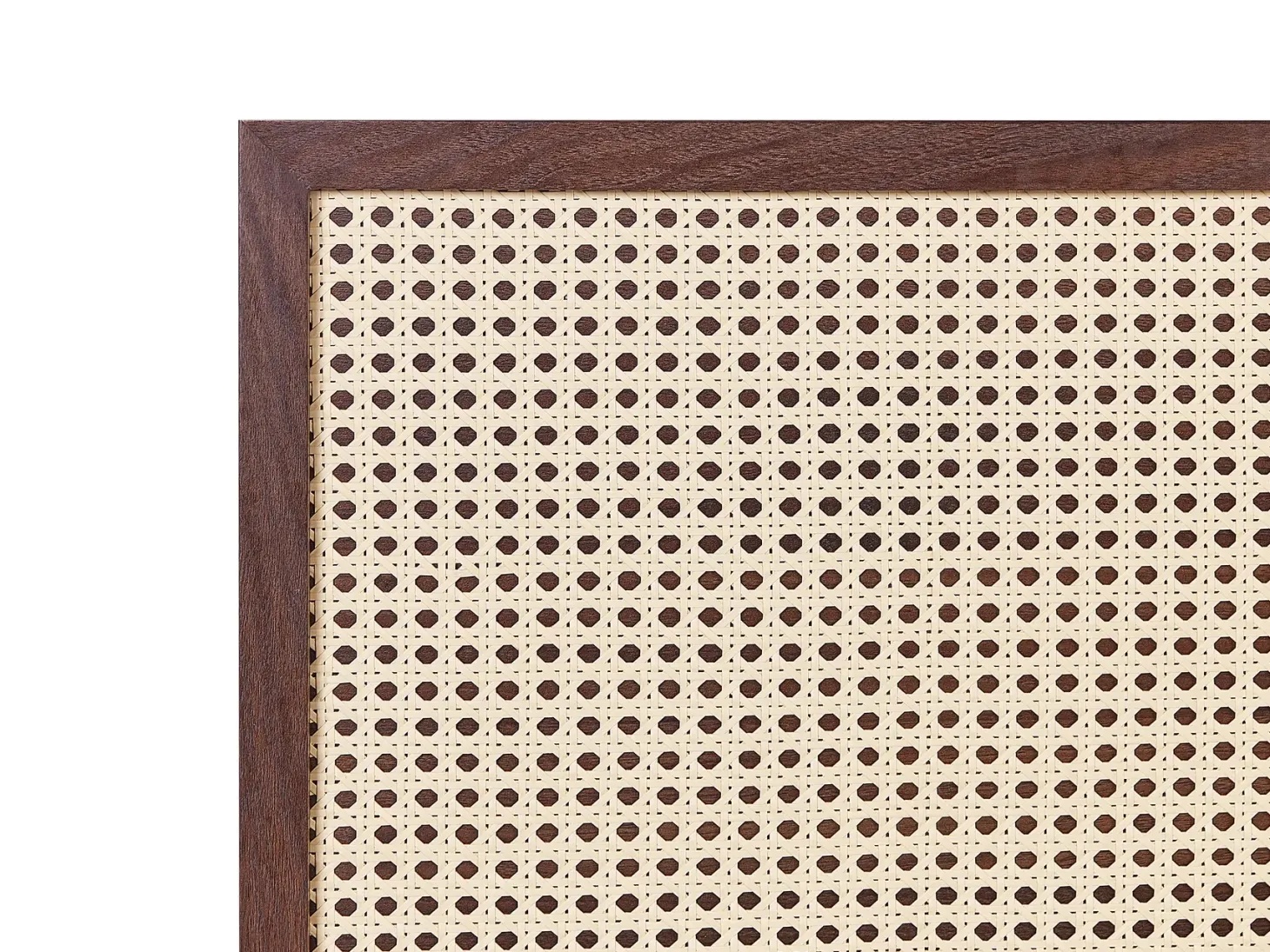 Seng Rattan MONPAZIER 160 x 200 cm Mørkebrun