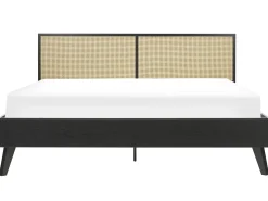 Seng Rattan MONPAZIER 180 x 200 cm Sort