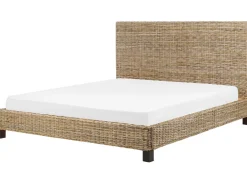 Seng Rattan SALBRIS 180 x 200 cm Naturlig