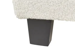 Seng uden hovedgærde Boucle ROANNE 90 x 200 cm Lys Beige