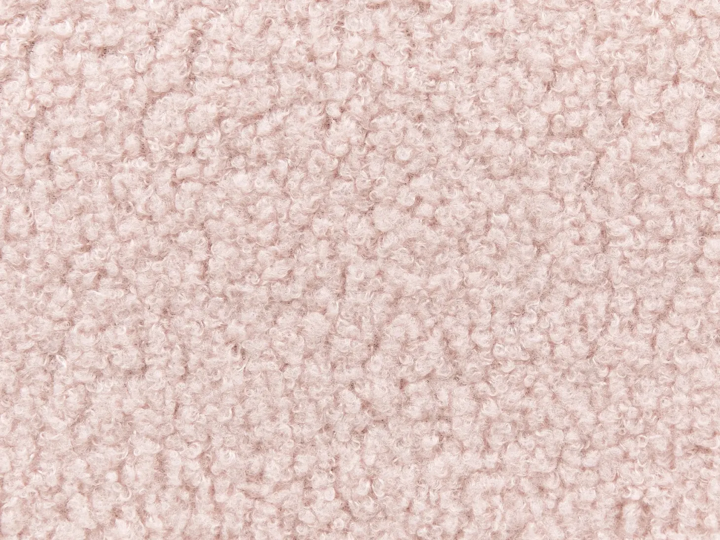 Seng uden hovedgærde Boucle ROANNE 90 x 200 cm Pastellrosa