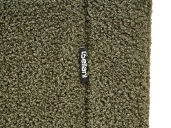 Seng uden hovedgærde Boucle ROANNE 90 x 200 cm Mørkegrøn
