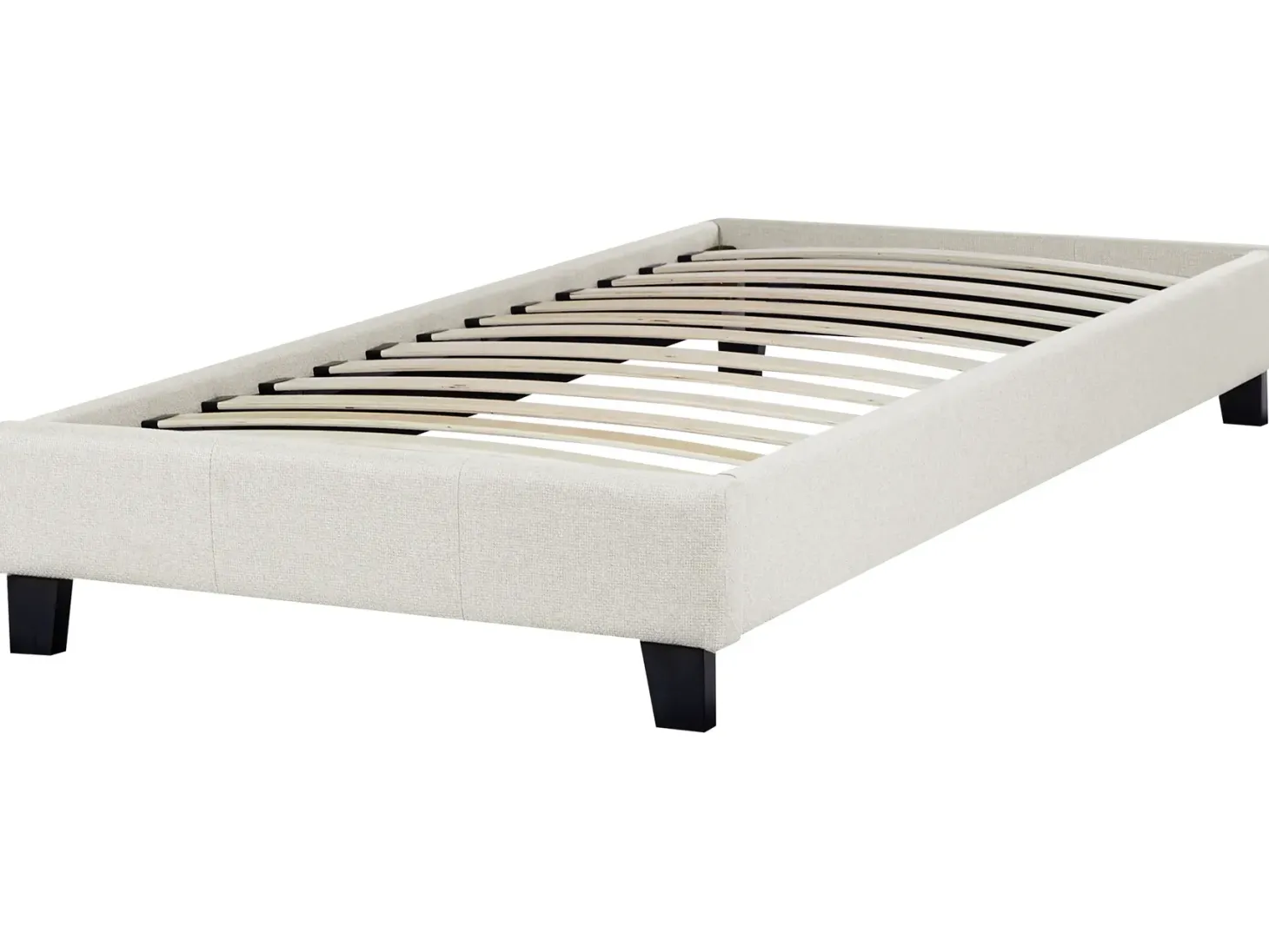 Seng uden hovedgærde ROANNE 90 x 200 cm Lys Beige