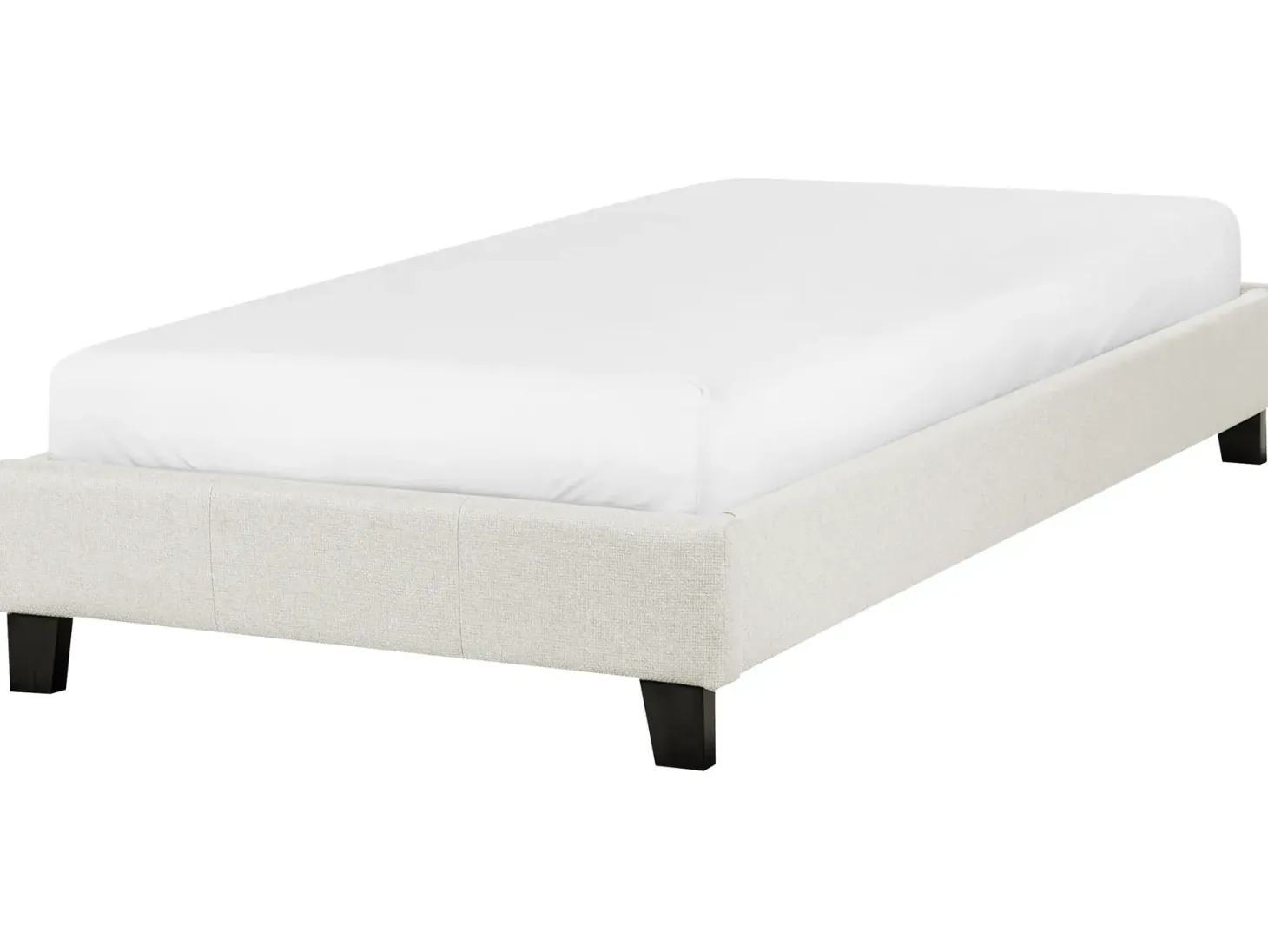 Seng uden hovedgærde ROANNE 90 x 200 cm Lys Beige