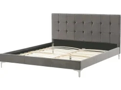 Seng Velour AMBERT 160 x 200 cm Grå