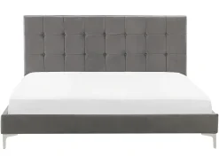 Seng Velour AMBERT 160 x 200 cm Grå