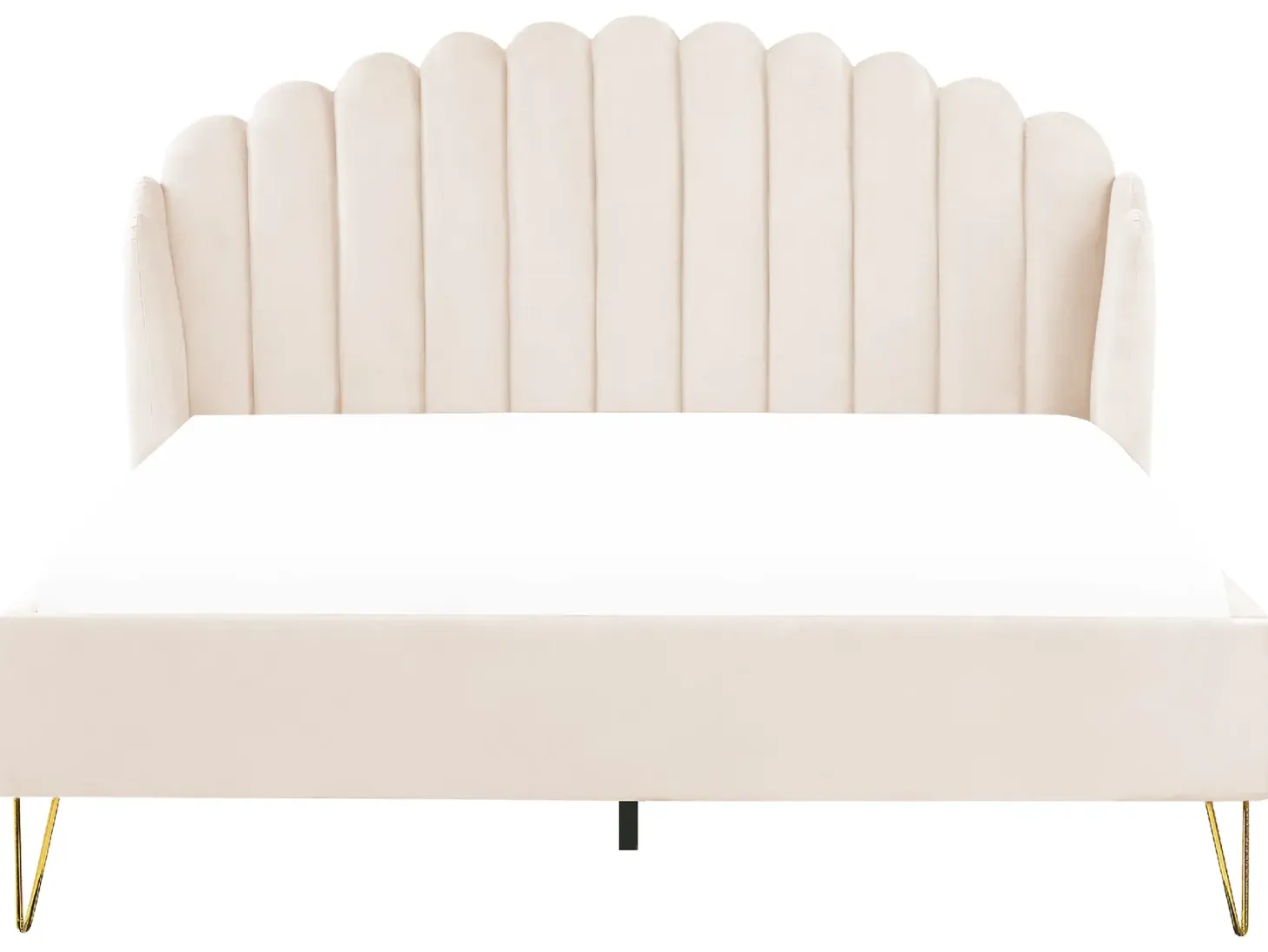 Seng Velour AMBILLOU 180 x 200 cm Lys Beige