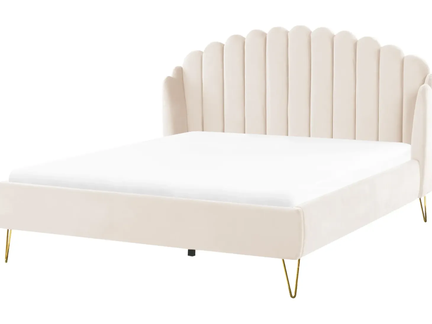Seng Velour AMBILLOU 180 x 200 cm Lys Beige