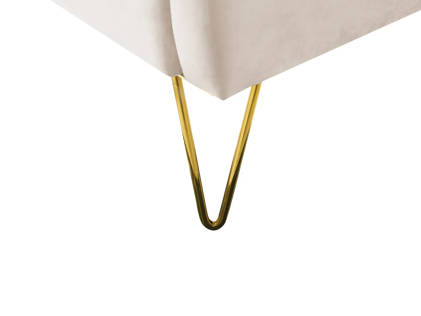 Seng Velour AMBILLOU 180 x 200 cm Lys Beige