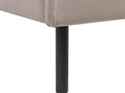 Seng Velour ARETTE 160 x 200 cm Brungrå