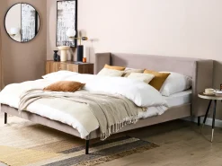 Seng Velour ARETTE 180 x 200 cm Brungrå