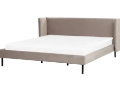 Seng Velour ARETTE 180 x 200 cm Brungrå