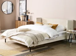 Seng Velour ARETTE 160 x 200 cm Lys Beige