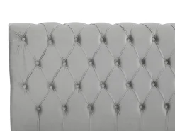 Seng Velour AVALLON 180 x 200 cm Grå