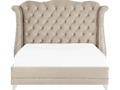 Seng Velour AYETTE 180 x 200 cm Beige