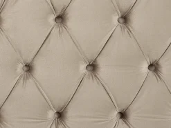 Seng Velour AYETTE 180 x 200 cm Brungrå