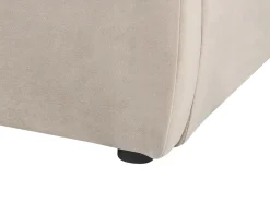 Seng Velour BAJONNA 160 x 200 cm Brungrå