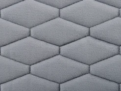 Seng Velour BAYONNE 180 x 200 cm Lysegrå
