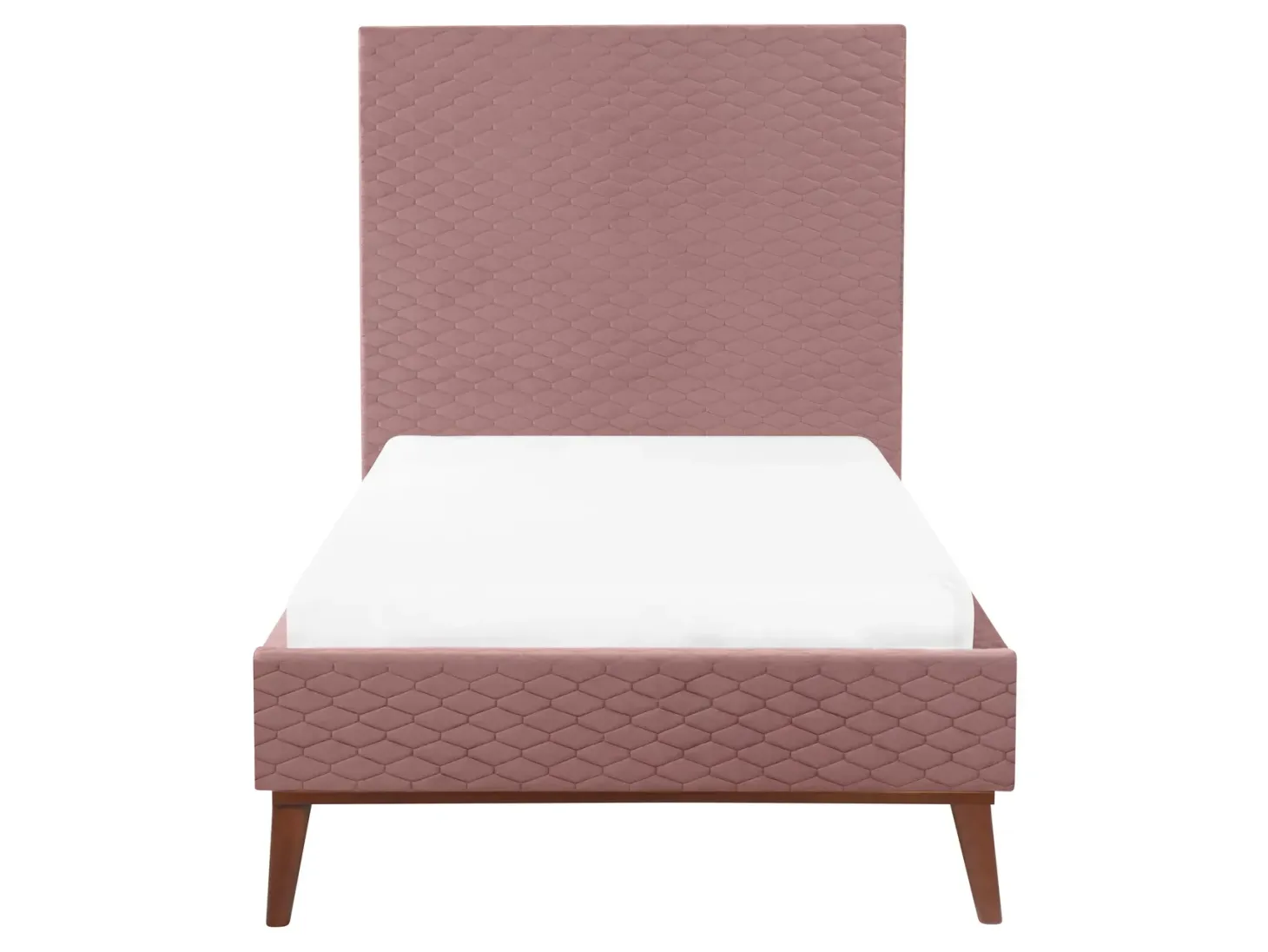 Seng Velour BAYONNE 90 x 200 cm Lyserød