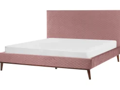 Seng Velour BAYONNE 180 x 200 cm Lyserød