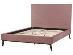 Seng Velour BAYONNE 140 x 200 cm Lyserød