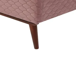 Seng Velour BAYONNE 140 x 200 cm Lyserød