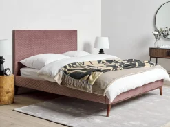Seng Velour BAYONNE 140 x 200 cm Lyserød