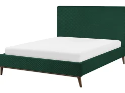 Seng Velour BAYONNE 140 x 200 cm Mørkegrøn