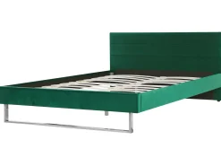 Seng Velour BELLOU 180 x 200 cm Grøn