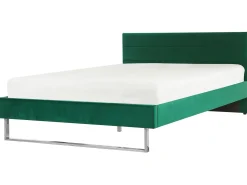 Seng Velour BELLOU 180 x 200 cm Grøn