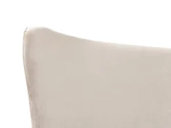 Seng Velour CHALEIX 140 x 200 cm Brungrå