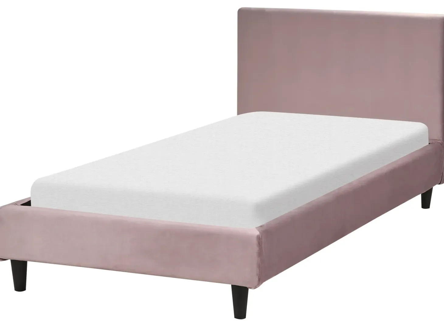 Seng Velour FITOU 90 x 200 cm Lyserød