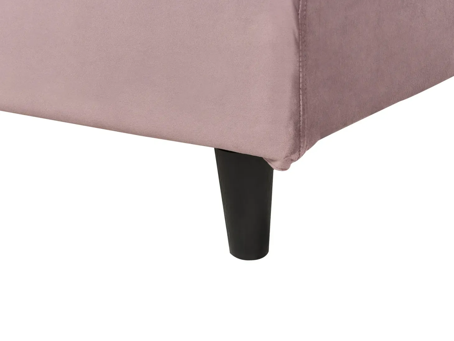 Seng Velour FITOU 140 x 200 cm Lyserød