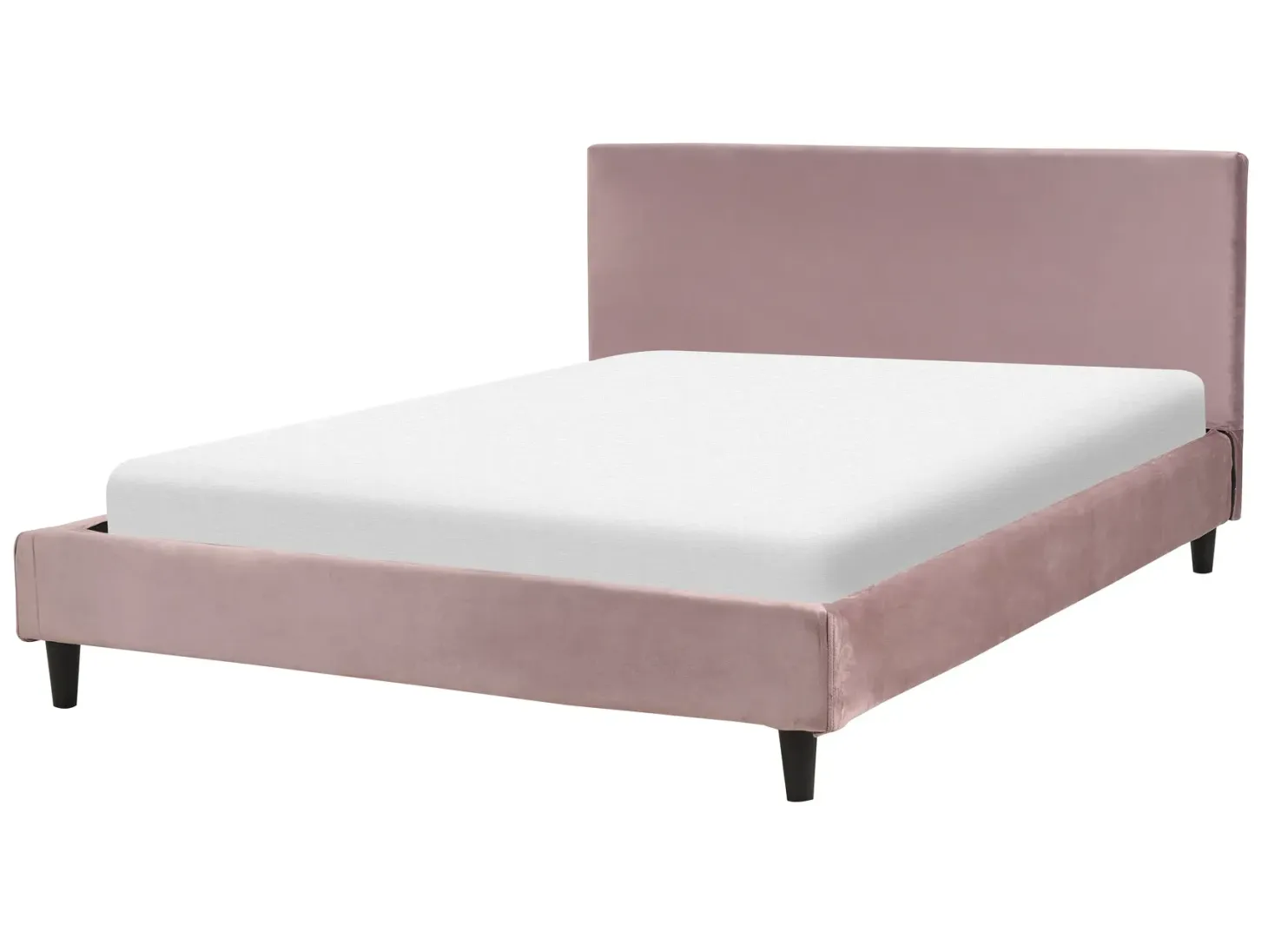 Seng Velour FITOU 140 x 200 cm Lyserød
