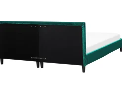 Seng Velour FITOU 180 x 200 cm Mørkegrøn