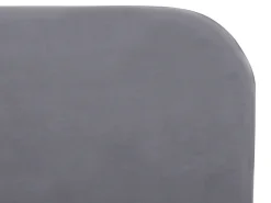 Seng Velour FLAYAT 180 x 200 cm Grå