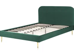Seng Velour FLAYAT 160 x 200 cm Smaragdgrøn