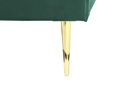 Seng Velour FLAYAT 160 x 200 cm Smaragdgrøn