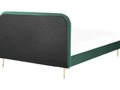 Seng Velour FLAYAT 160 x 200 cm Smaragdgrøn
