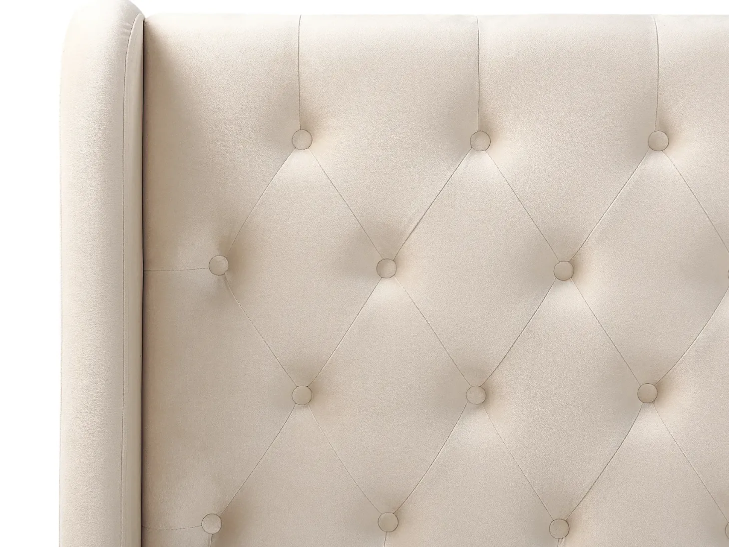 Seng Velour FORBACH 180 x 200 cm Beige
