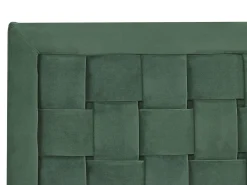 Seng Velour LIMOUX 180 x 200 cm Mørkegrøn